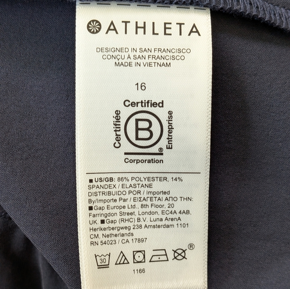 Athleta Jumpsuit Women's 16 Brooklyn Heights Wide Leg NWT - Picture 8 of 11
